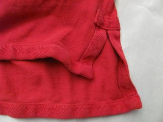 POLO RALPH LAUREN mens XL Red POLO RUGBY Short Sleeve SHIRT  381 