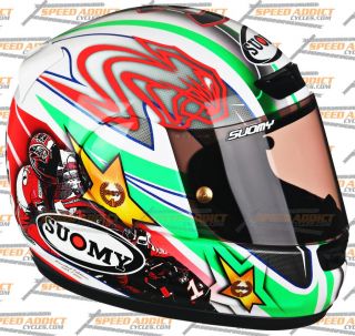 Suomy Apex Spec 1R BIAGGI Limited 2011 Full Face Motorcycle Helmet 