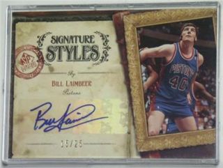 2006 07 Bill Laimbeer Upper Deck SP Signature Styles Authentic 
