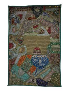   ECL Hanging Patchwork Indian Home Decor ECL Art Cotton Runner Tapestry