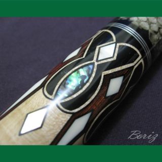 Boriz Snake Cue Billiards Original Inlays Skin NW Ifuc Custom Made 