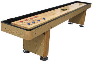   Shuffleboard Table in Oak by Berner Billiards Bonus Kit New