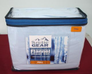 NEW Bed Bath & Beyond  Full  Arctic Gear Heavyweight Flannel Sheet Set 