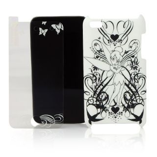 Disney Soft Touch Hard Case for iPod Touch 4G White Tinkerbell 
