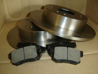 QUALITY Front Brake Disc Rotor 2 pc 31275 Besser brake pad Kit