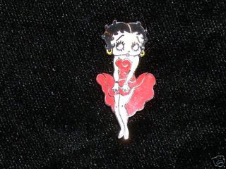 Betty Boop Classic Red Dress Hat Pin Lapel Pin