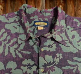   Spooner Mens Hawaiian Shirt Reverse Size XXL Phil Edwards