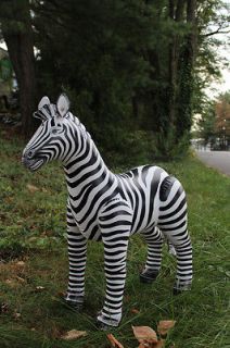   29 inch Tall Zebra Animal Display Toy cute party gift zoo MUSEUM
