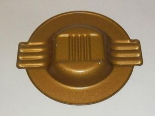 Vintage Bighorn Advertising Metal Ashtray Ready to Eat Meat Treats 