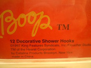 Betty Boop 12 Shower Curtain Hooks