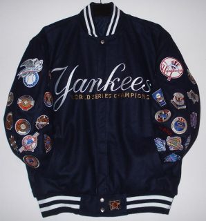 4XL MLB New York Yankees Commemorativechampionship Wool Reversible 