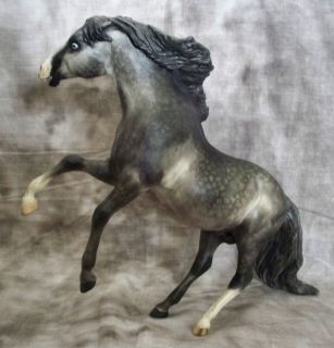 Beyer CM Custom CLASSIC Model Horse dappled grey rearing mustang 