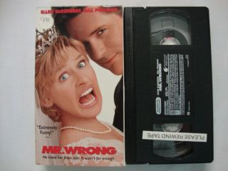   Wrong VHS 1996 Ellen DeGeneres Bill Pullman John Cusack Dean Stockwell
