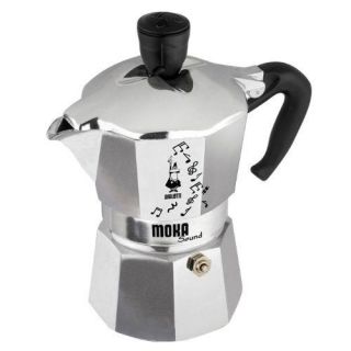 New Bialetti Moka Sound 6 Cup Stovetop Espresso Maker