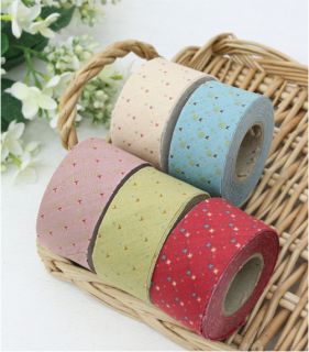 iponystory Cotton Linen Label Bias Trim Ribbon Tape Tag Fabric