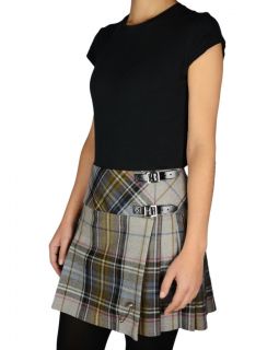 Scottish Pure Wool Ladies Billie Kilt L A Checksize 10