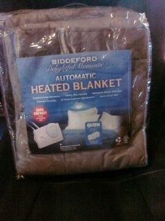 BIDDEFORD QUEEN ELECTRIC AUTOMATIC HEATED BLANKET