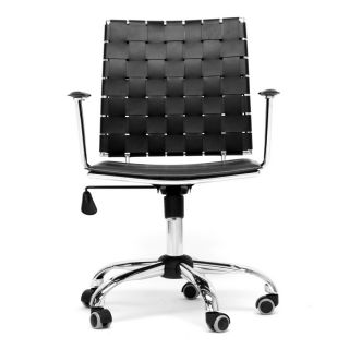 leather modern office chair home office chair alc 1866c black