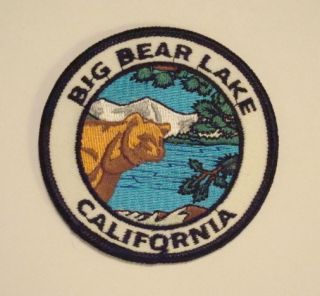 Big Bear Lake California Mountains Souvenir Patch