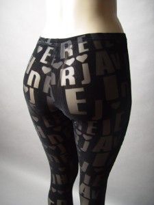 Black Velvet Typography Burnout Graphic Design Sheer Mesh Slim Pants 