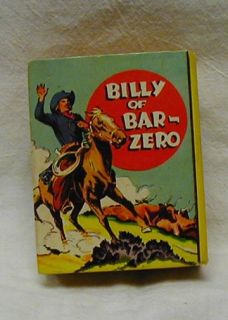 Saalfield Big Little Book Billy of Bar Zero 1178