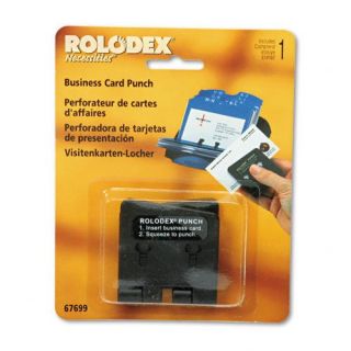 Rolodex One Sheet Business Card 2 Hole Punch for 2 25 x 4 inches Card 