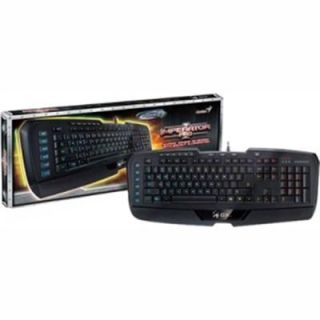   MMO/RTS Pro Gaming Keyboard Backlight Wired Black USB PC Hot Key Hub