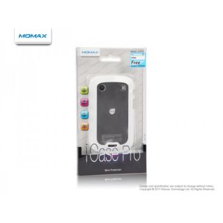 Momax I Case Pro for Blackberry Bold 9900 White Free Screen Protector 