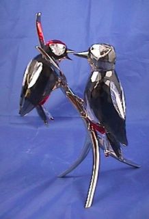 Swarovski Crystal Woodpeckers Bird Figurine 957562