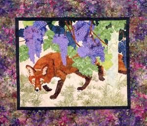   the Vines Fox Grapes Applique Bigfork Bay Carl Brenders Quilt Pattern