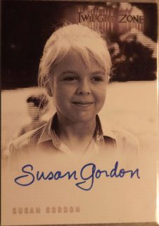   AUTHENTIC AUTOGRAPHED TWILIGHT ZONE CARDS   BILL ERWIN   SUSAN GORDON