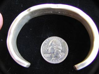   Sterling Silver Bracelet by Master Navajo Artisan Emerson Bill