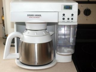 black decker odc400 10 cup coffee maker spacemaker space saver thermal 