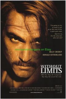 Without Limits Movie Poster Prefontaine Billy Crudup