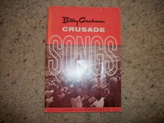 Billy Graham Crusade Songs Songbook Compiled by Cliff Barrows VGC