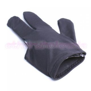 billiards pool snooker cue shooters 3 fingers gloves