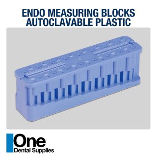 Dental Endo Measuring Block Plastic 5 Pcs