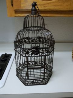 New Decorative Bird Cage ~ Metal ~ For Decoration Only