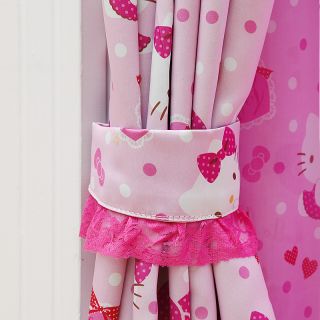 Hello Kitty Blackout Curtain 100 x 110 cm X2 Drape Official Sanrio 