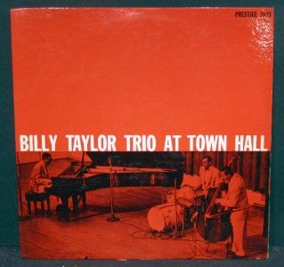 Billy Taylor Trio at Town Hall Prestige Yellow Label DG RVG Promo 
