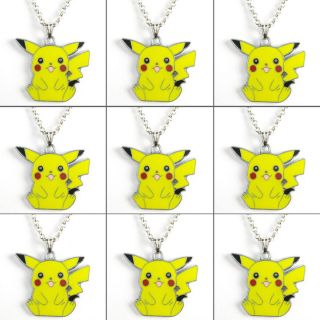   Pokemon Pikachu Pendants Necklaces Girl Birthday Party Gifts