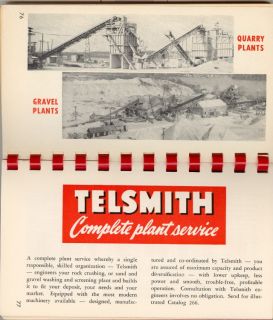 Telsmith Smith Engineering Aggregate Handbook Asbestos Machinery 
