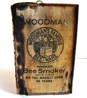 Bingham Woodmans Famous BEE WARE Bee Smoker Primitive Country Home 