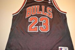 Vintage Michael Jordan Reversible Chicago Bulls Jersey Size 48 Worn In 