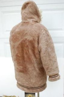 Vintage Hansa Branta GOOSE Down Faux Fur Eskimo Parka Jacket Medium 