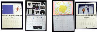 Blank 2013 8 5x5 5 Crooked 2nd Half Sheet Calendar Photos Stamping Kid 