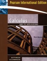   and Its Applications 9th Ed by Bittinger International Edition