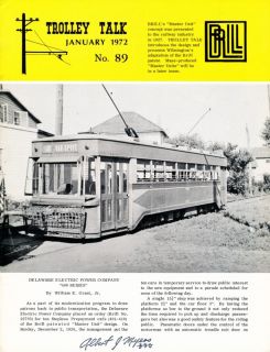   January 1972 No 89 Streetcar Interurban Birney Tram HO O Model
