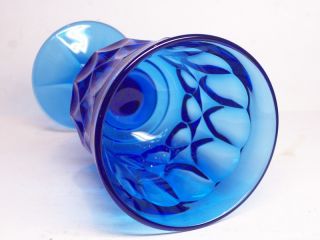   Noritake Crystal PERSPECTIVE Peacock Blue Stemmed Glass Water Goblet