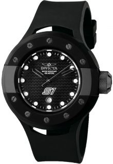 New Invicta Mens S1 Sport Racer Black Dial Rubber Strap Watch 1946 